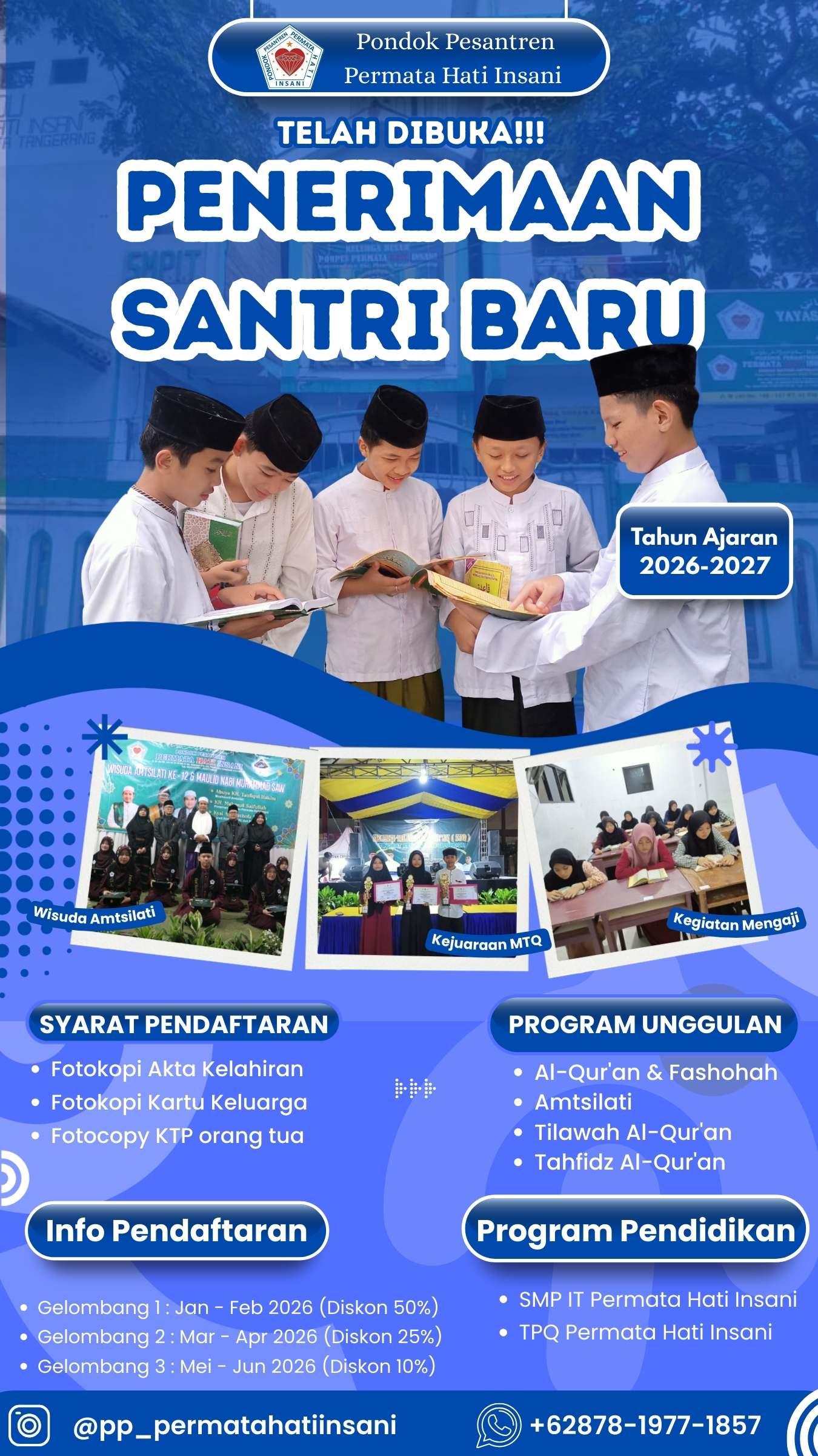 Pengumuman Penerimaan Peserta Didik Baru (PPDB) Tahun Ajaran 2026/2027